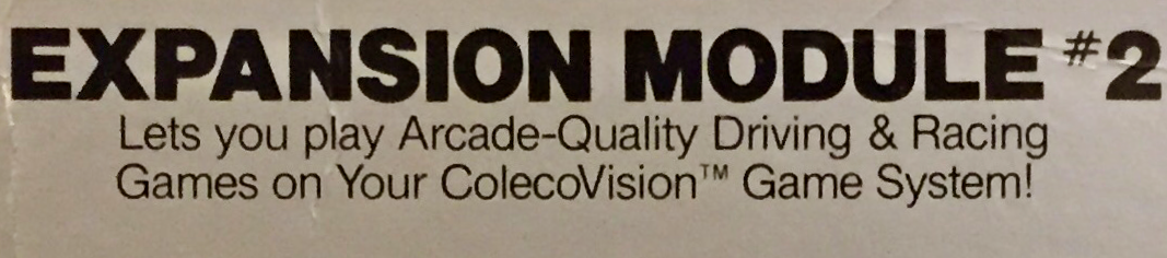 Colecovision Expansion Module 2 Graphic